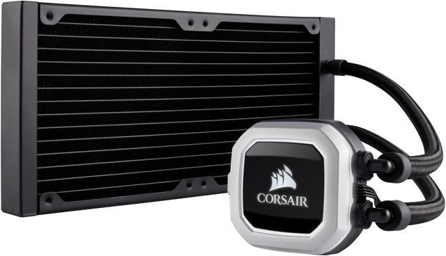 Alt view image 3 of 8 - Corsair Hydro Series, H115i PRO RGB, 280mm. Dual 140mm ML PWM Fans, Advanced RGB Lighting & Fan Control w/ Software. Liquid CPU Cooler. CW-9060032-WW. Support: Intel LGA 1200, 2066, AMD AM4.